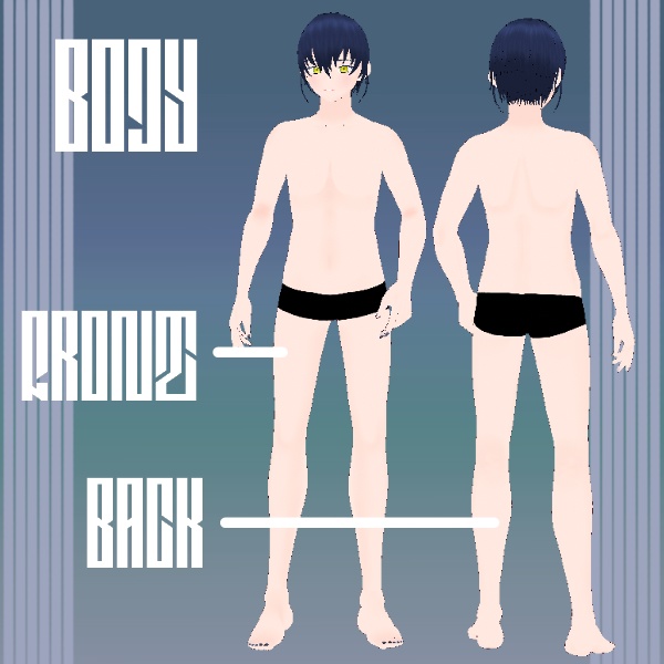 オリジナル3Dモデル「メルウ」