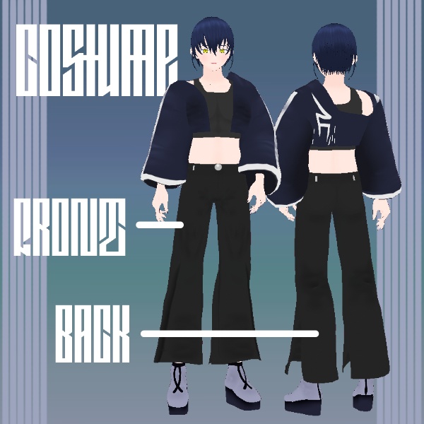 オリジナル3Dモデル「メルウ」