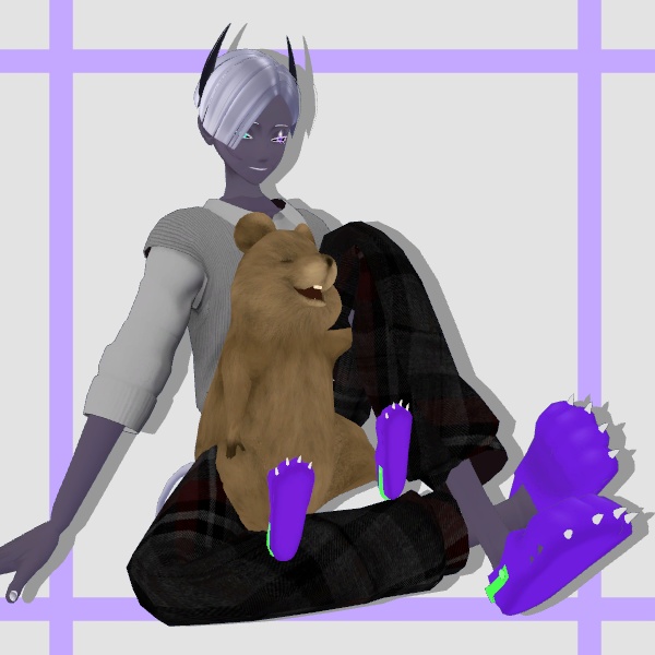 【15アバター対応】 がおがおスリッパ