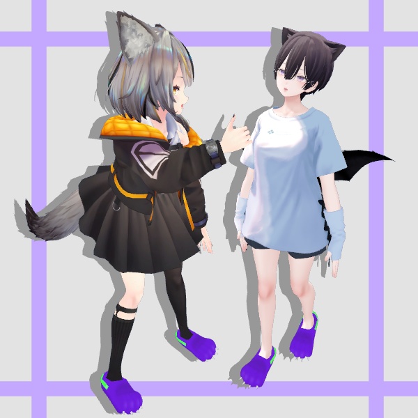 【15アバター対応】 がおがおスリッパ