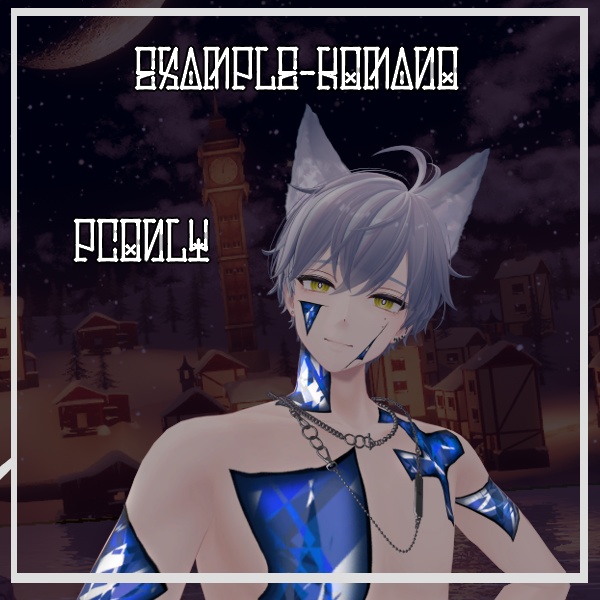 【VRChat想定】Jewel Tattoo Texture