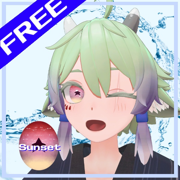 FREE/朧げ瞳 7アバター対応 Summer