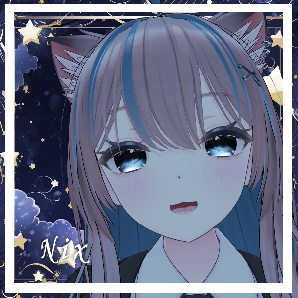 【10アバター対応】朧げ瞳 Night×Light