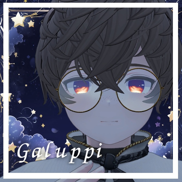 【10アバター対応】朧げ瞳 Night×Light