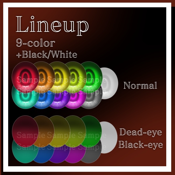 【5アバター対応】朧げ瞳 Soulmad