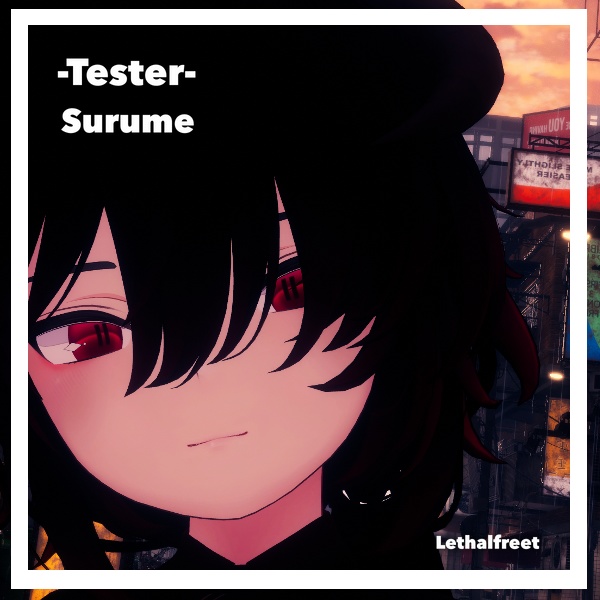 【12アバター対応】朧げ瞳 Twin center