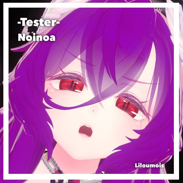 【12アバター対応】朧げ瞳 Twin center