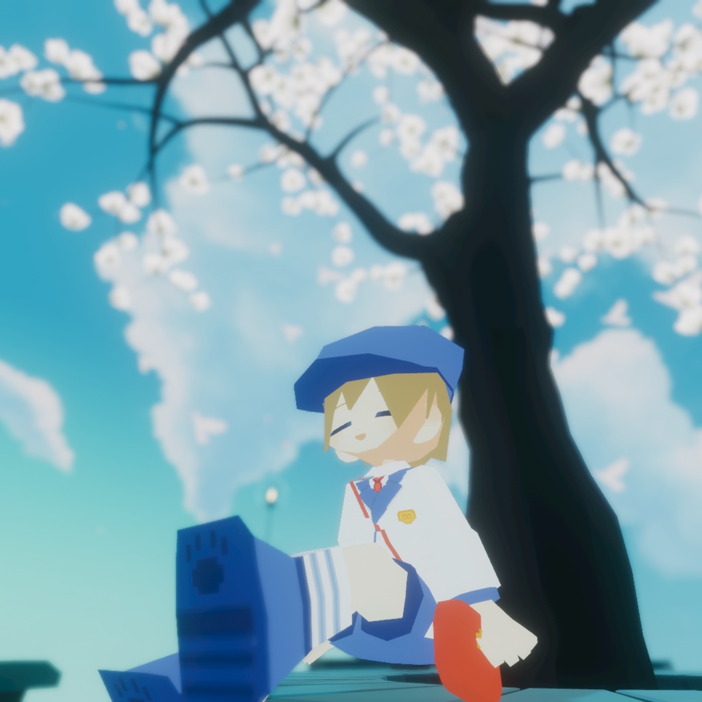 【パーフェクトシンク対応】【無料/FREE】ぽす太 オリジナルVRMモデル