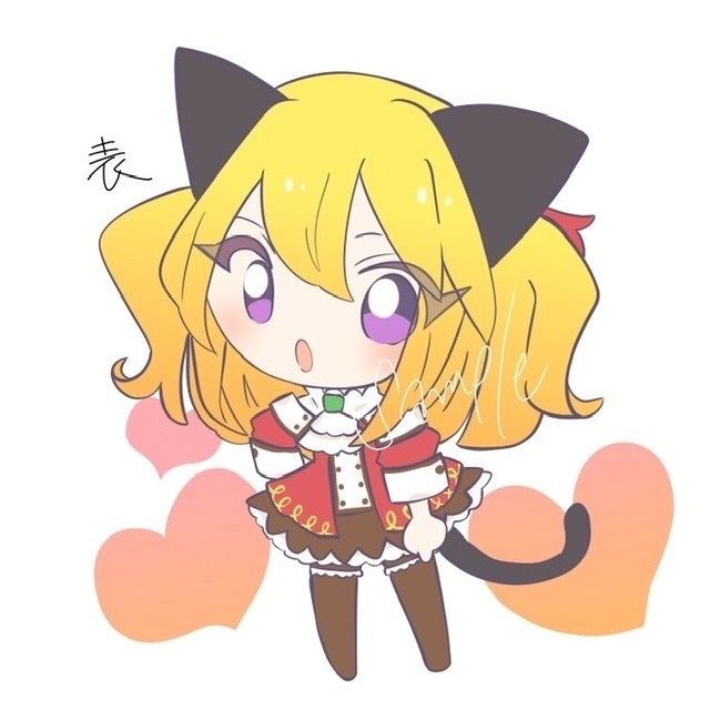 【再販】二次猫　アクリルキーホルダー