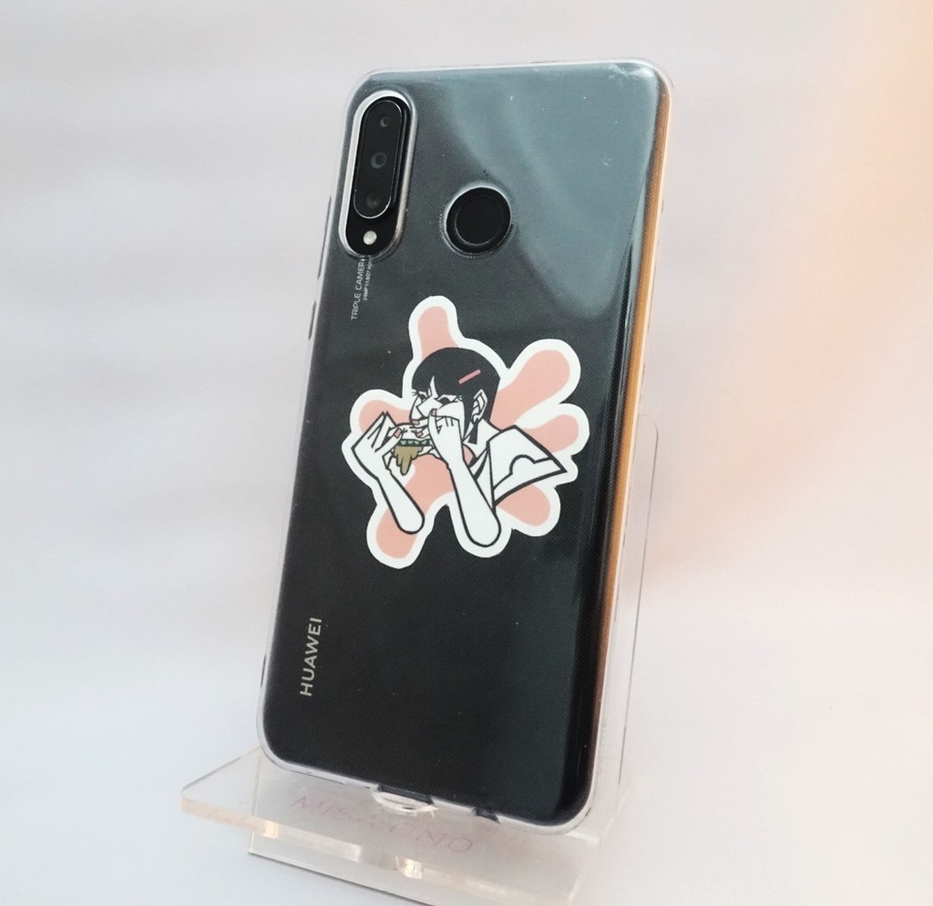 ハンバーガール スマホステッカー