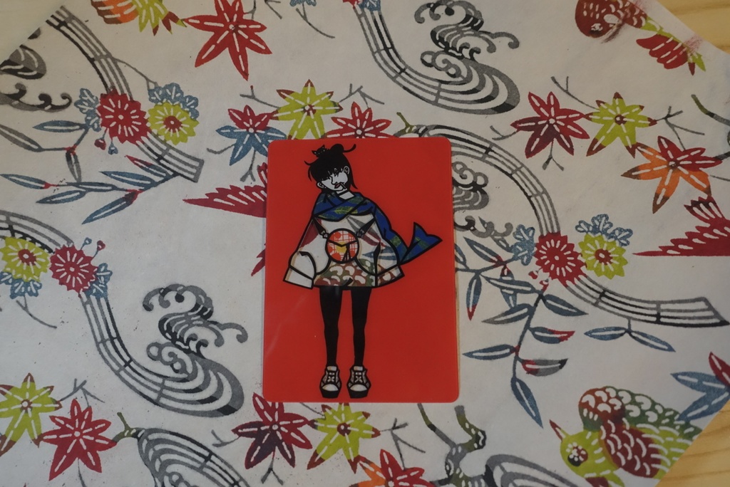 泥棒猫ちゃん 切り絵カード