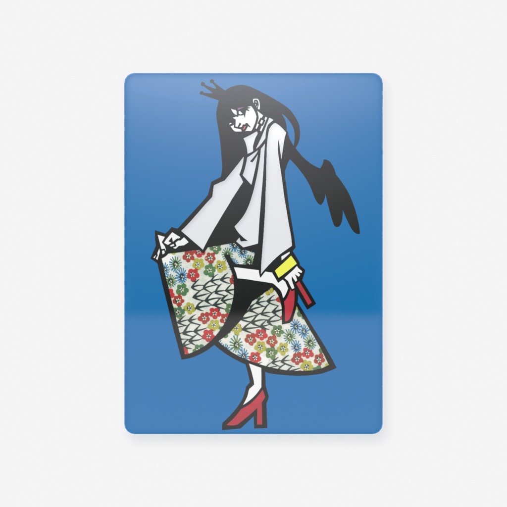 堕天プリンセス　切り絵カード