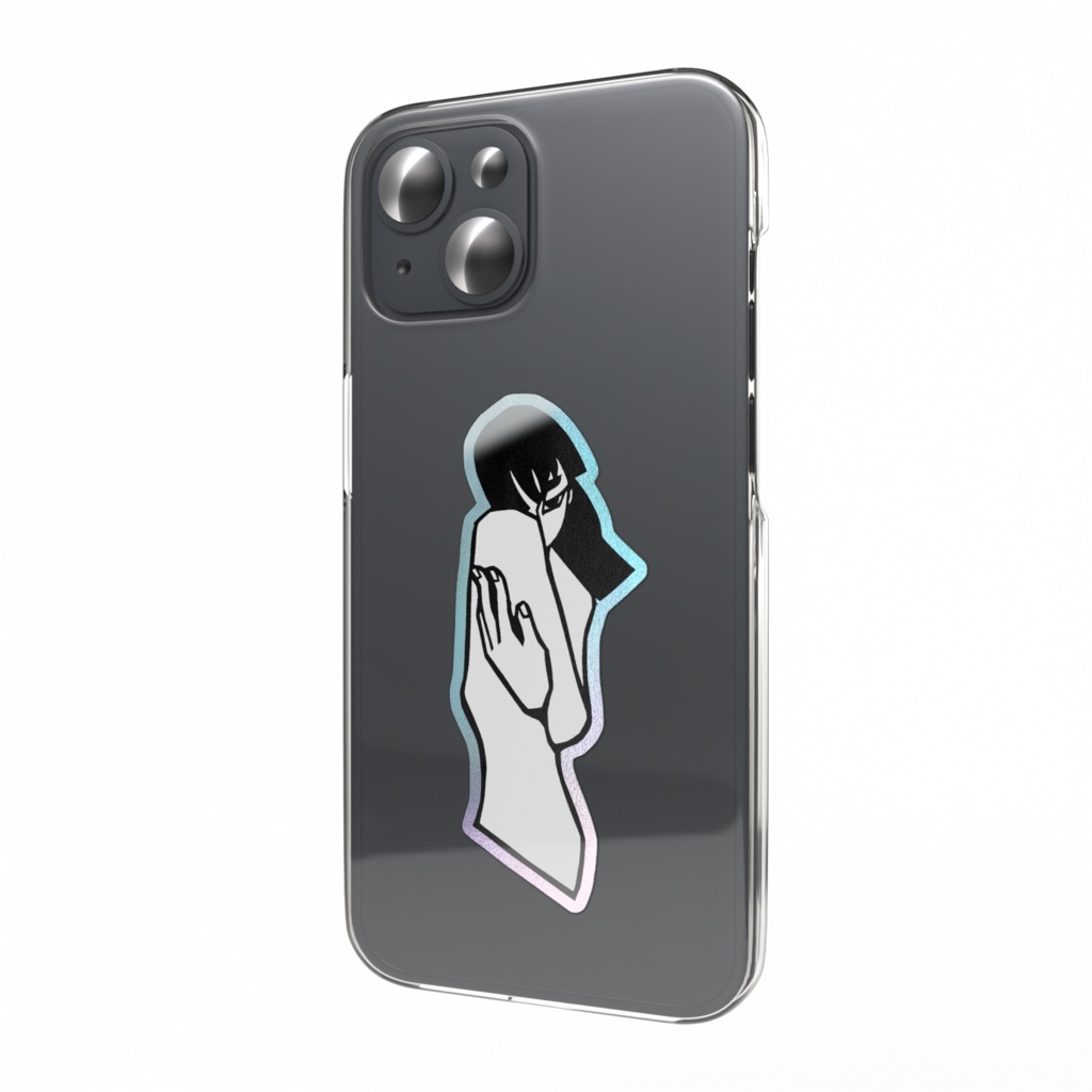 NUDE　オーロラスマホステッカー