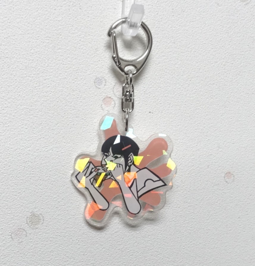 ハンバーガール ホログラムアクリルキーホルダー
