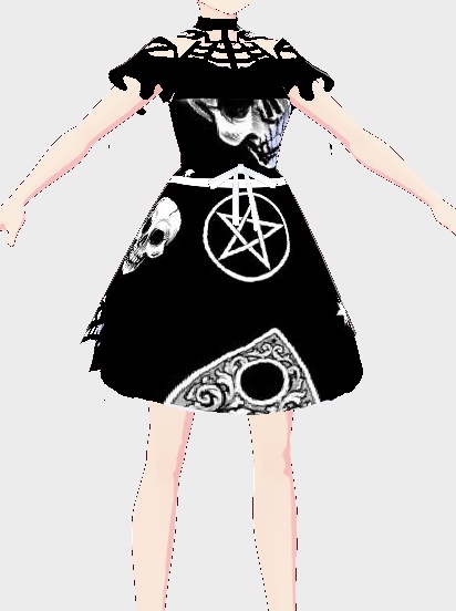 witchy vroid dress