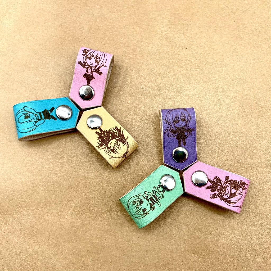 3個セット レザーコードクリップ アイドルマスター シンデレラガールズ