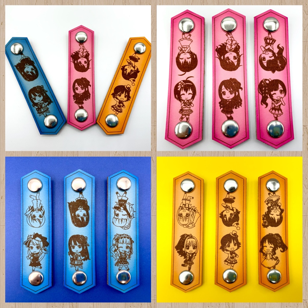 革のコードクリップ ユニットセット つくマス