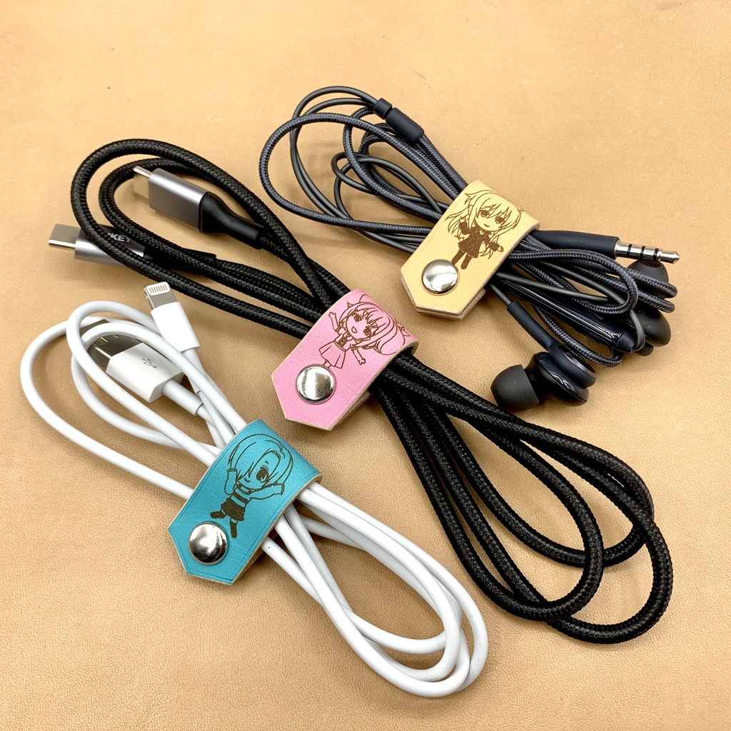 革のコードクリップ ユニットセット つくマス