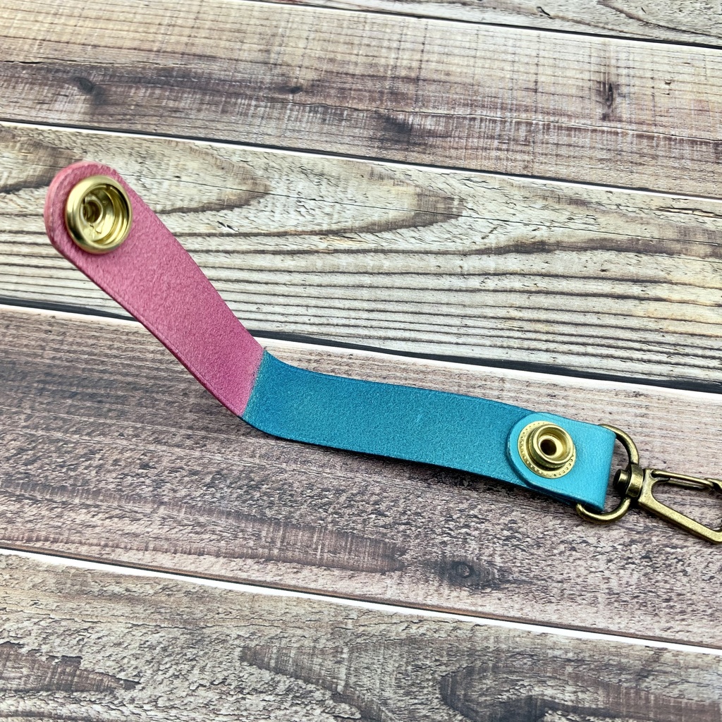 夢見りあむ 革のキーホルダー