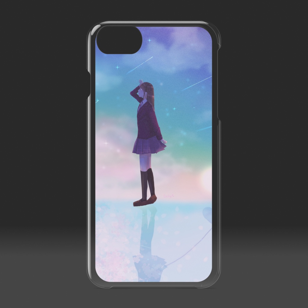 きっと恋叶う♡クリアiPhoneケース(女の子)