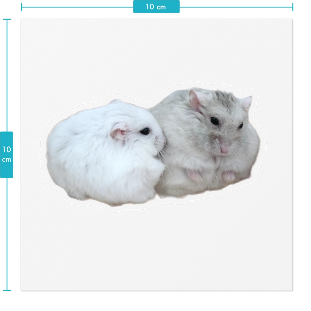 カフェモカ&すふれステッカー