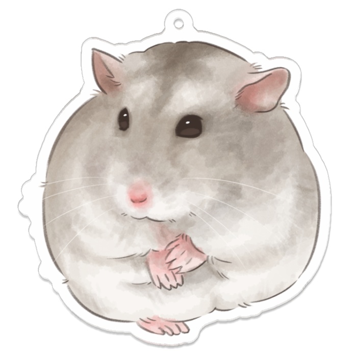 アクキー(全13種)◆13匹のジャンガリアンハムスター【1万人突破記念グッズ】