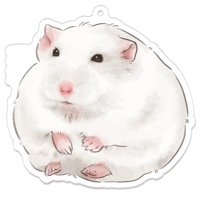 アクキー(全13種)◆13匹のジャンガリアンハムスター【1万人突破記念グッズ】