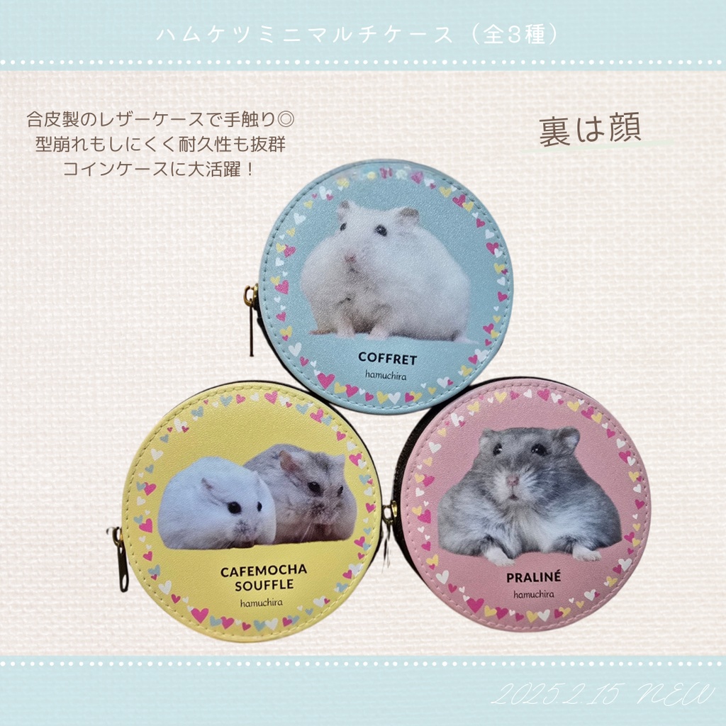 ハムケツミニマルチケース(コインケース)