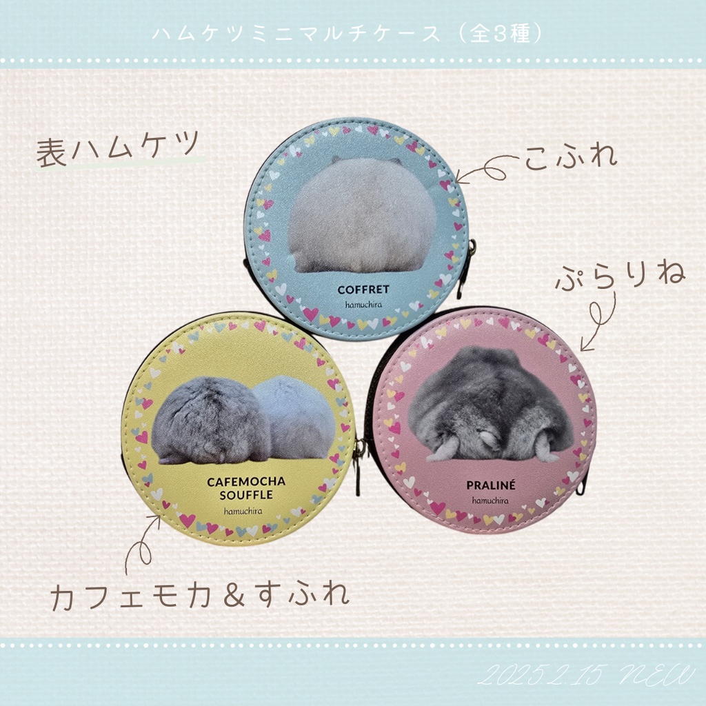 ハムケツミニマルチケース(コインケース)