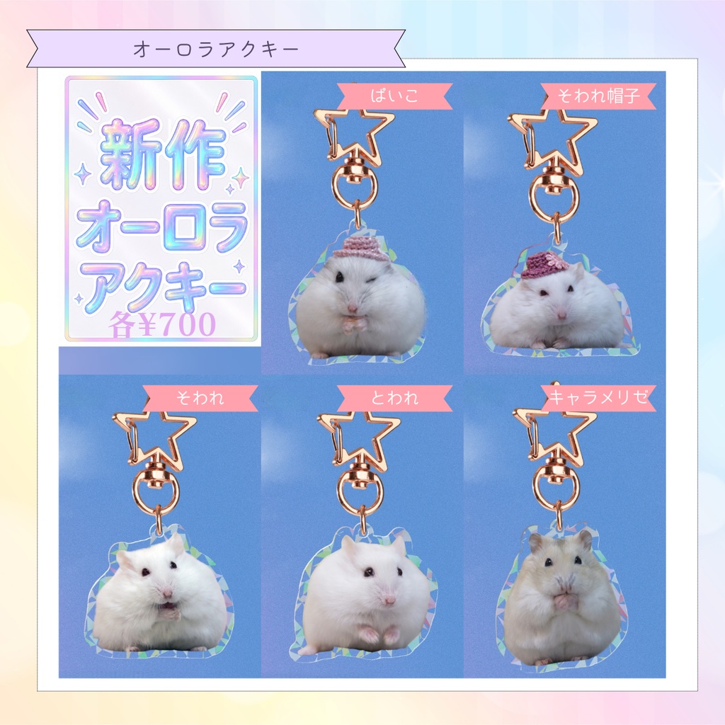 オーロラアクキー（新作5種）