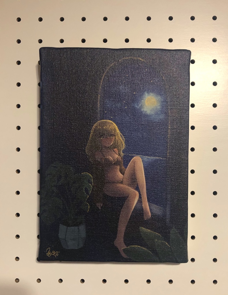 【デジタル原画】月明りの元で