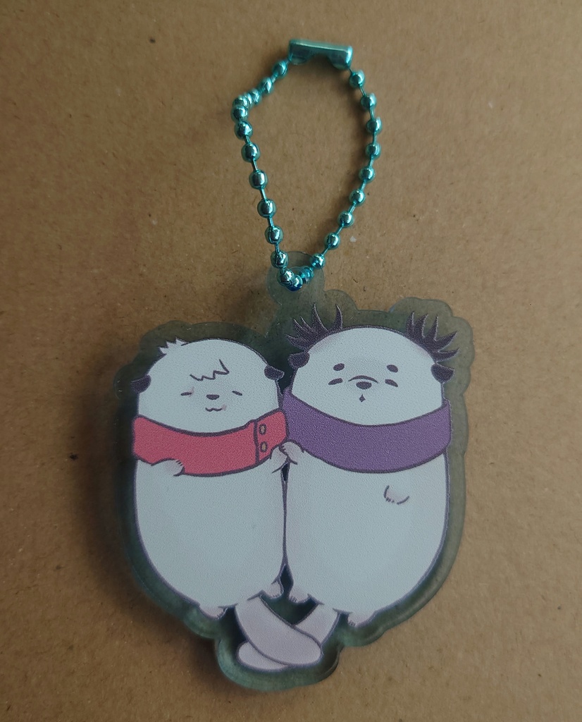 兄弟ラッコアクリルキーホルダー