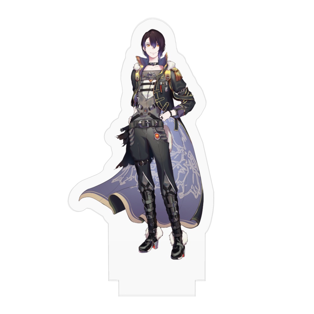 鴉祇尚:アクリルスタント(短髪羽無し)