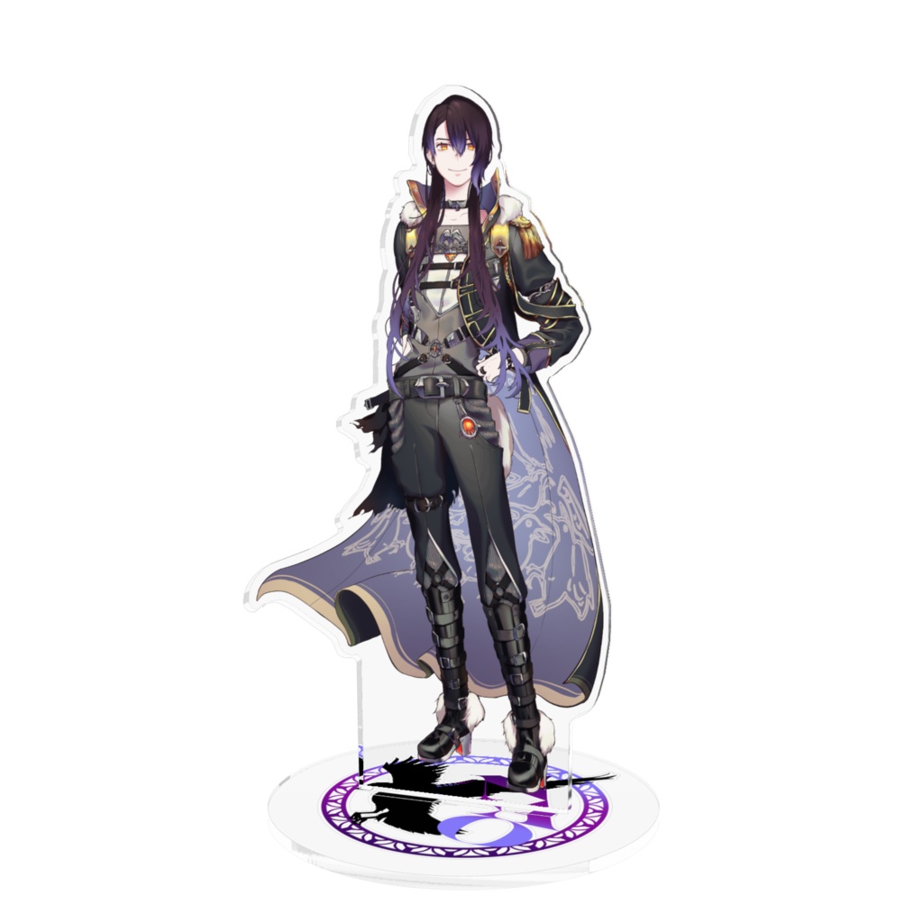 鴉祇尚:アクリルスタント(羽無し)(ロング)