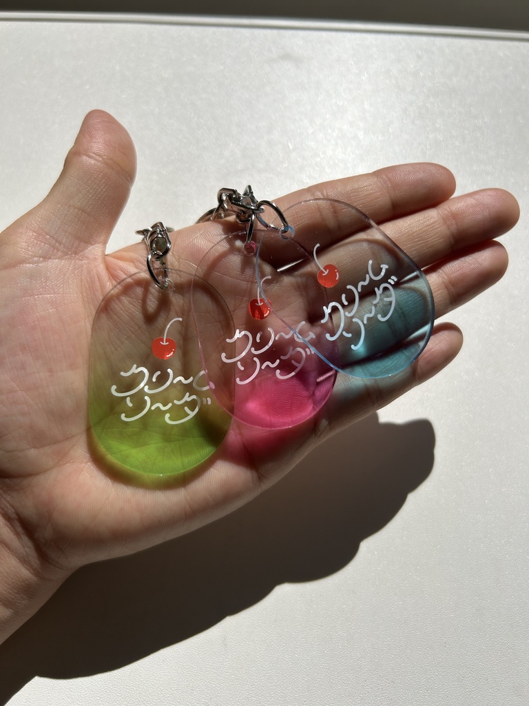 クリームソーダキーホルダー