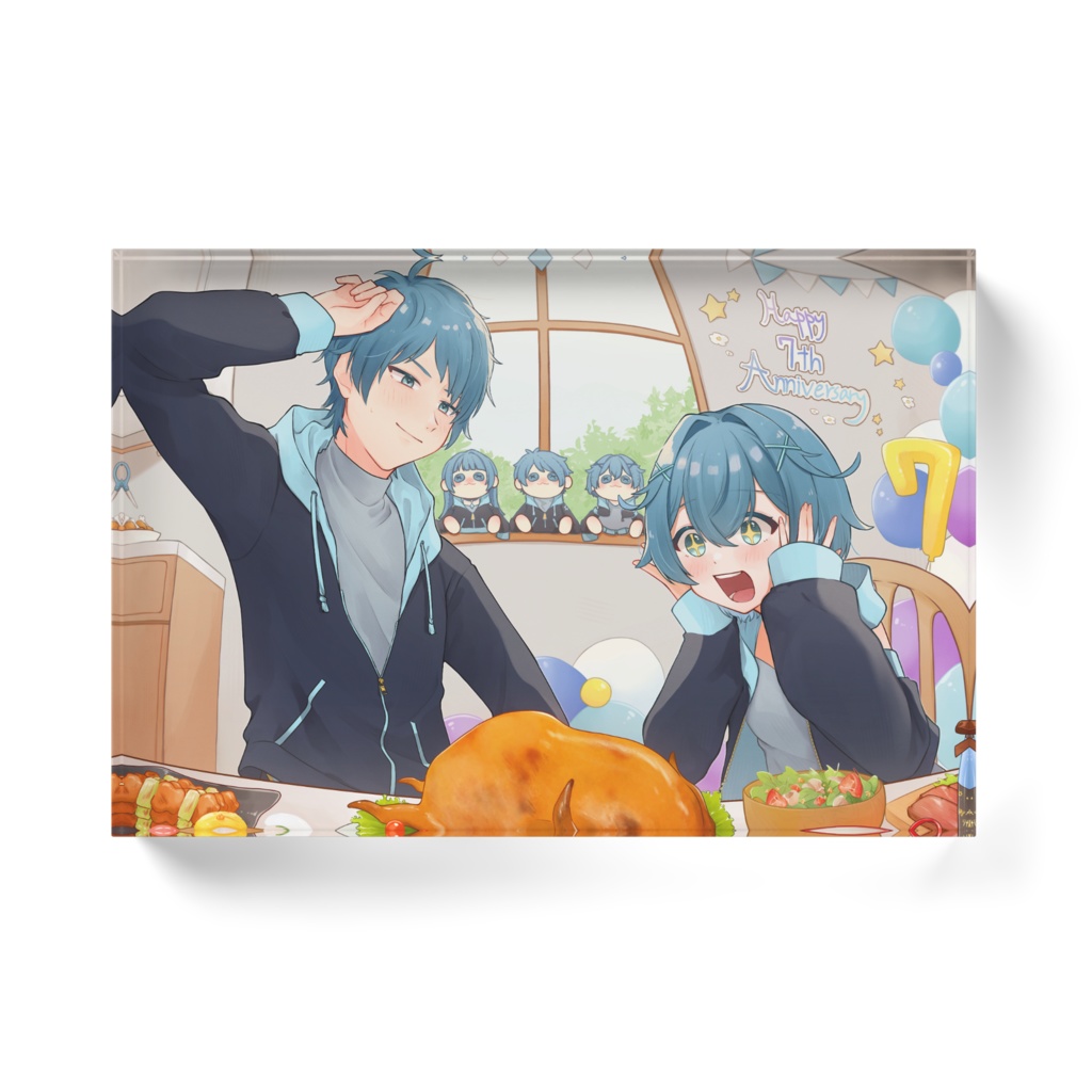 AonoProject 7周年記念イラストアクリルブロック