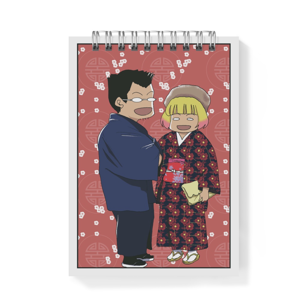 ハマダは天然色メモ帳 (4種類)