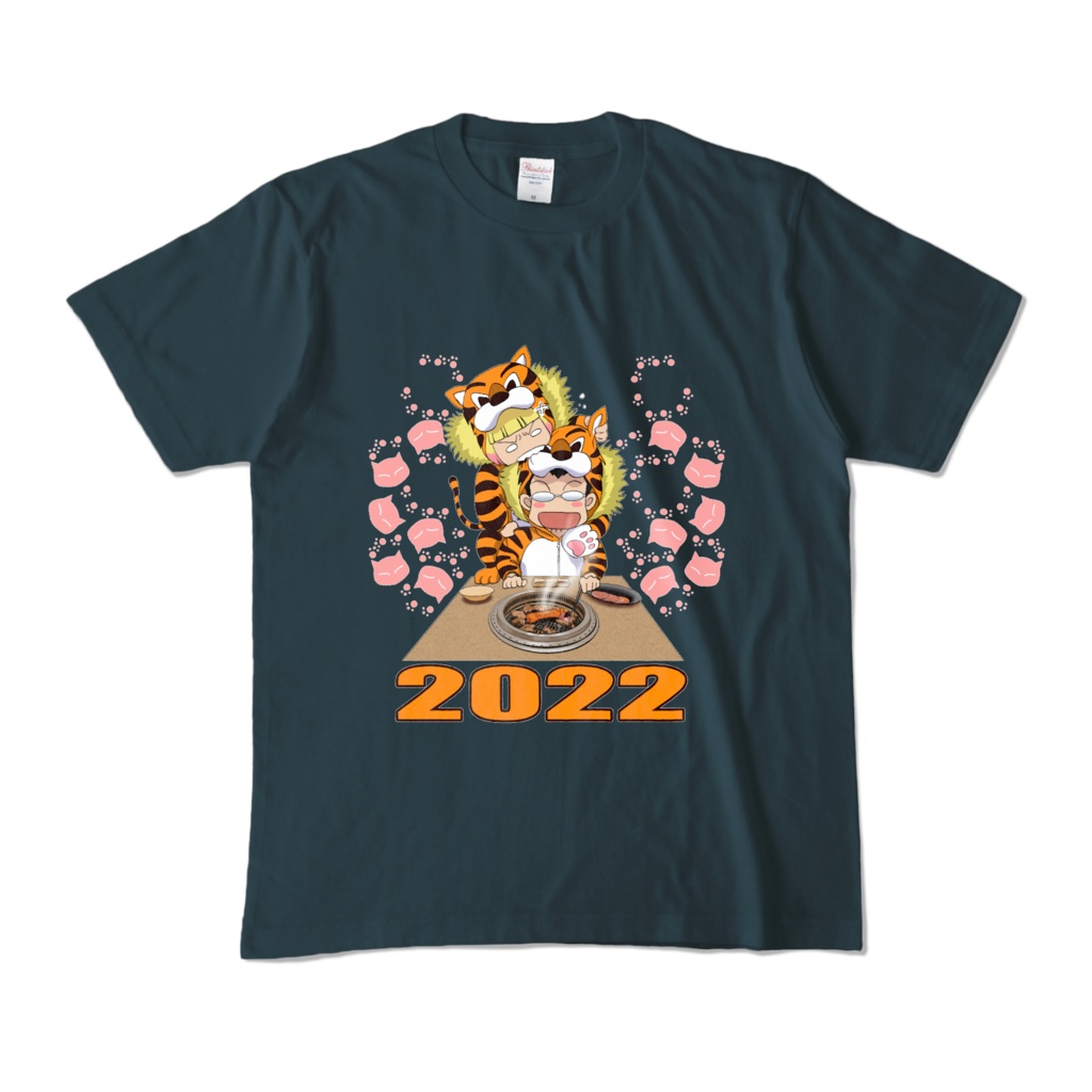 ハマダは天然色 2022 カラーTシャツ (5色、正面、もしくは背面)