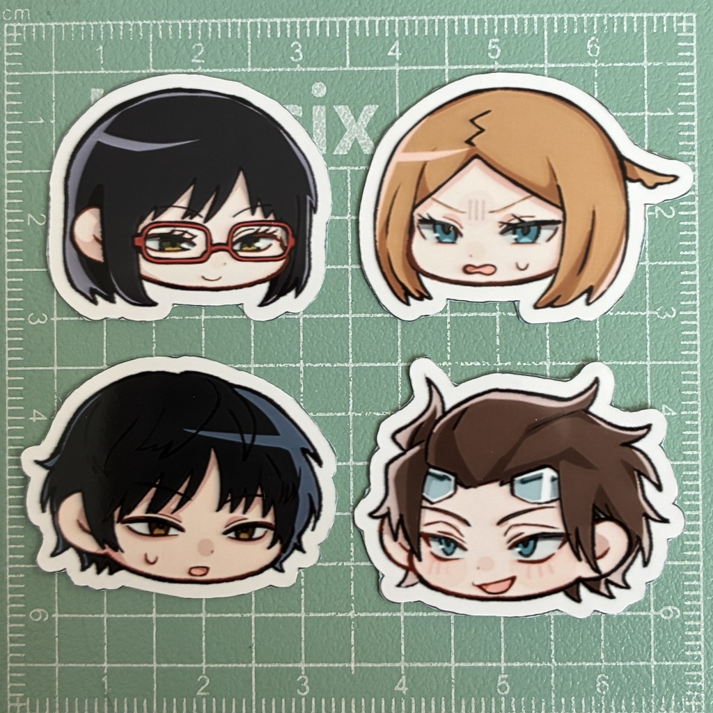 【ワールドトリガー】ステッカー風フレーク【玉狛第一】