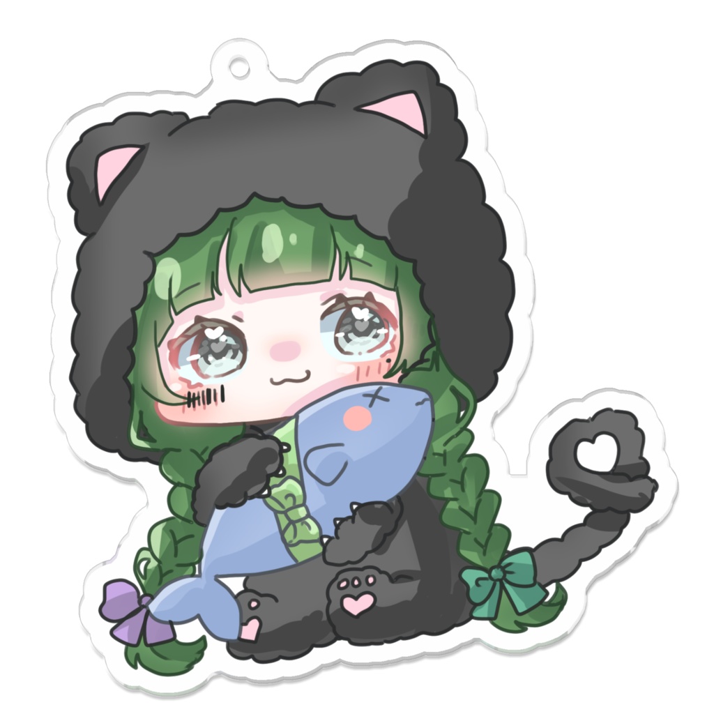 猫ぐるみアクキー(M)