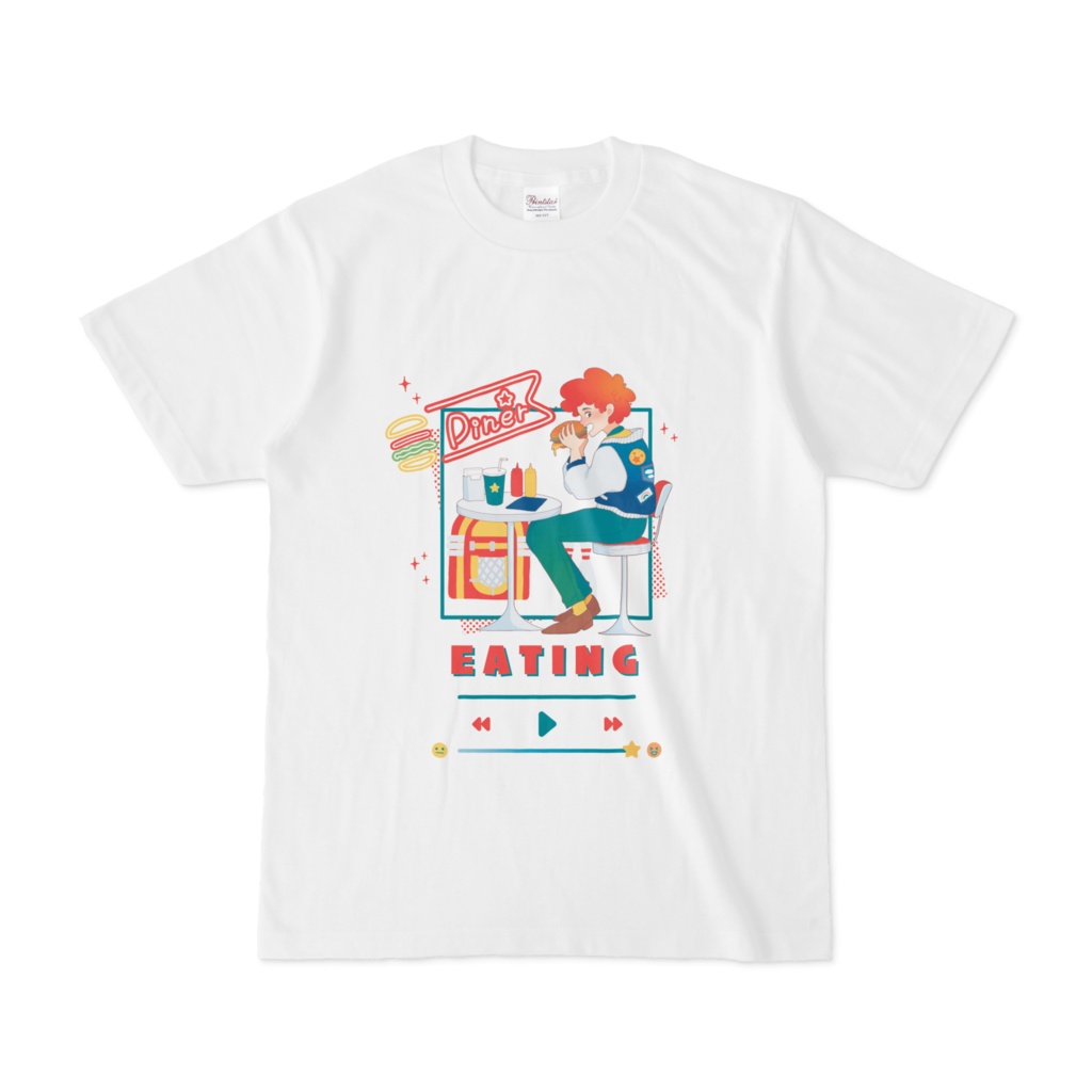 白Tシャツ ver.EATING