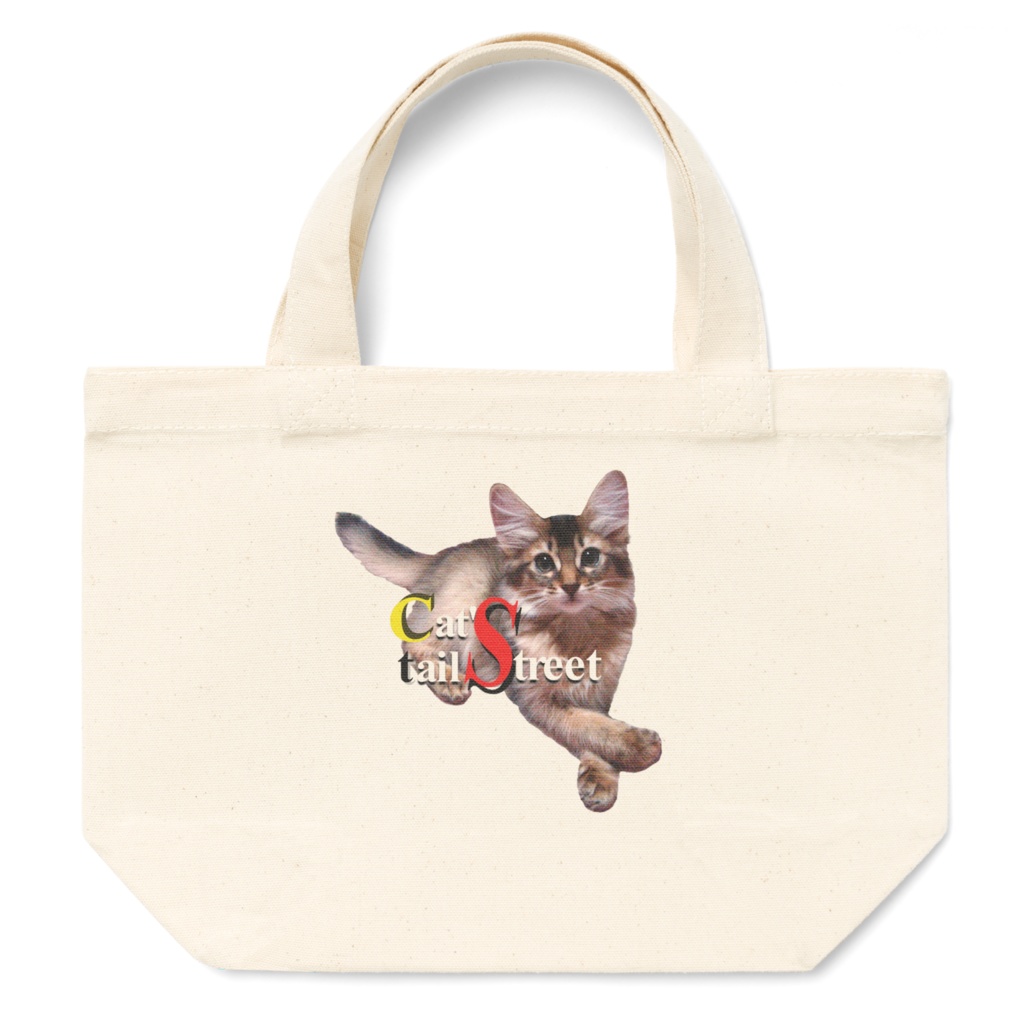 Sサイズ Cat's tail-street　ロゴデザイン　トートバッグ