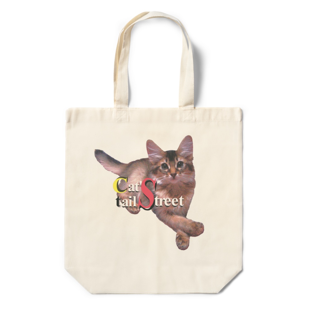 エコバッグ　Cat's tail-streetロゴデザイン