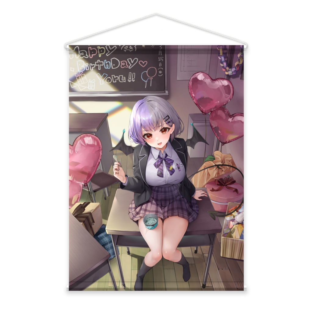 【唄夜乃よる】2023お誕生日新衣装_タペストリー