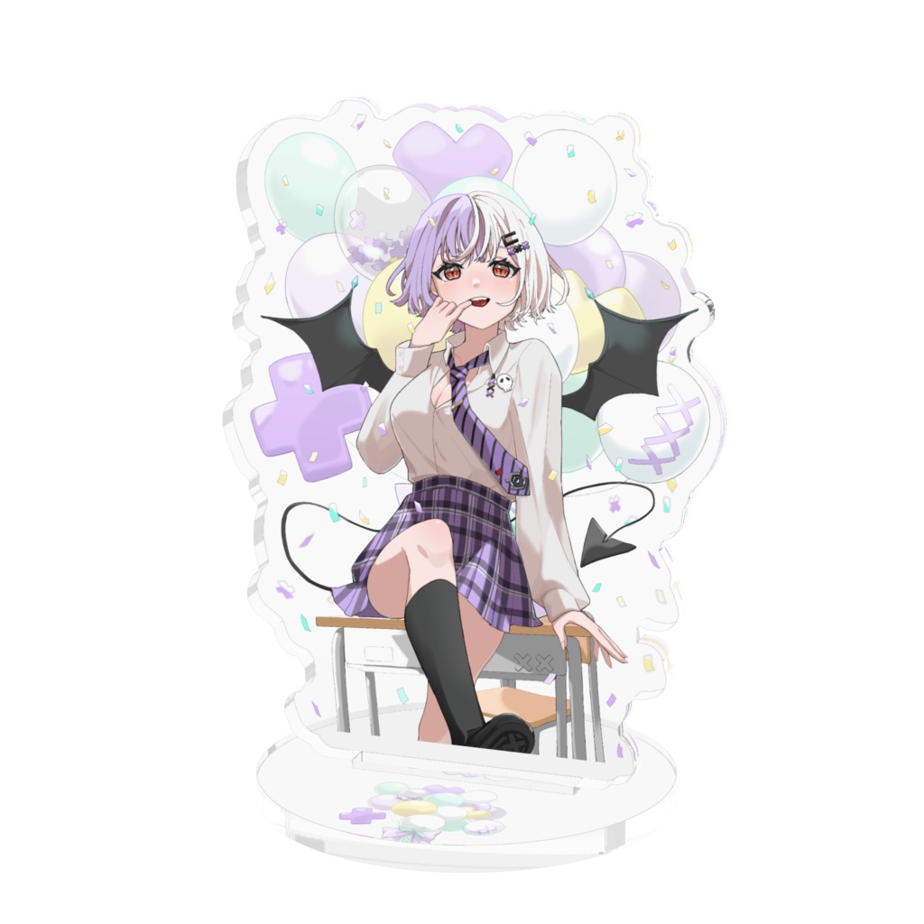 【唄夜乃よる】一周年記念_アクリルスタンド_70×70mm