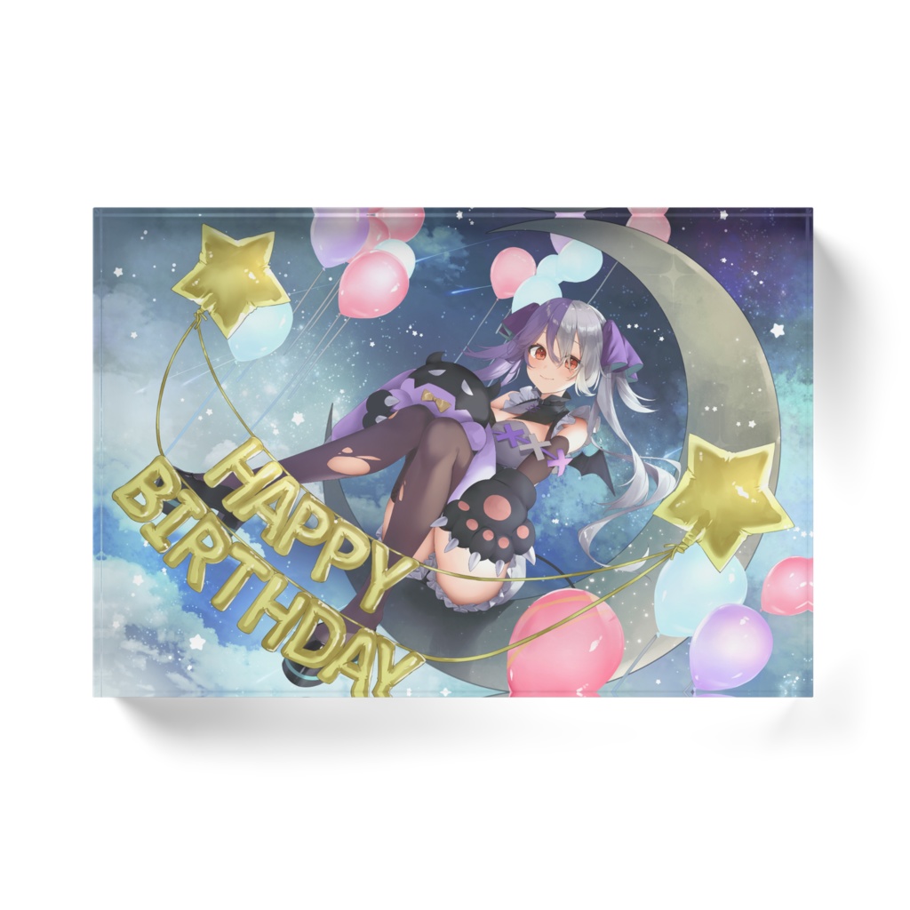 【唄夜乃よる】2024グッズ_アクリルブロック_148×100