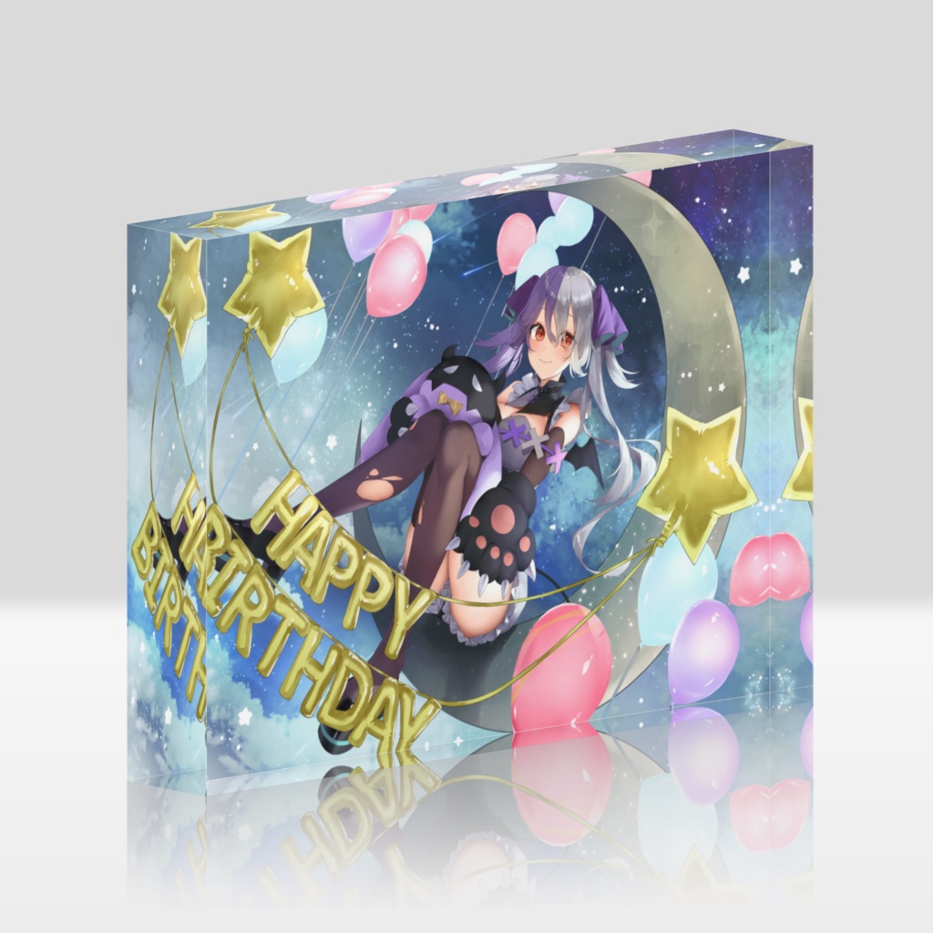 【唄夜乃よる】2024グッズ_アクリルブロック_148×100