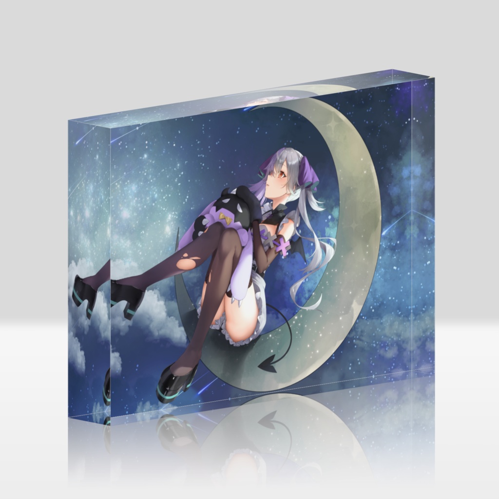 【唄夜乃よる】2024オリ曲グッズ_アクリルブロック148×100