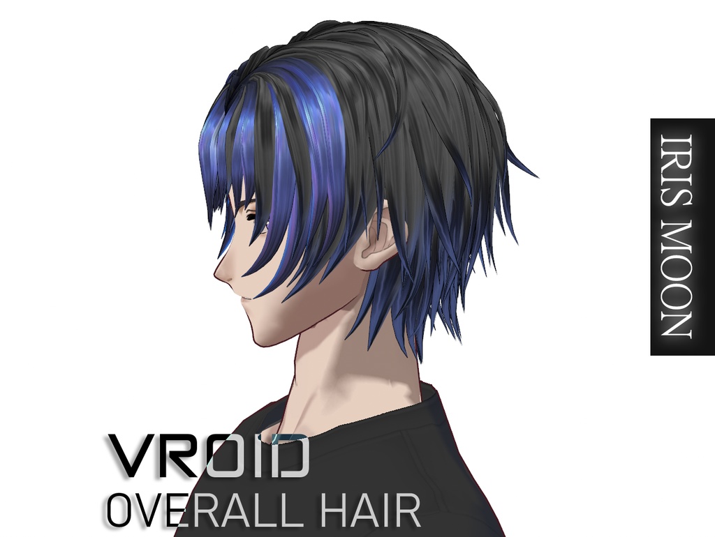 Phantom【Hair/髪】(Updated /更新) (VRoid)