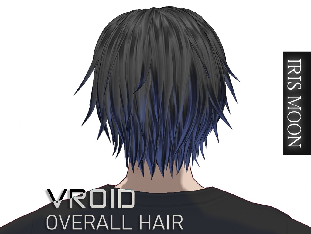 Phantom【Hair/髪】(Updated /更新) (VRoid)